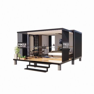 Prodotto finito 20ft Pop-up Container House con colore personalizzato e 50/75/100mm Wave Sandwich Panel