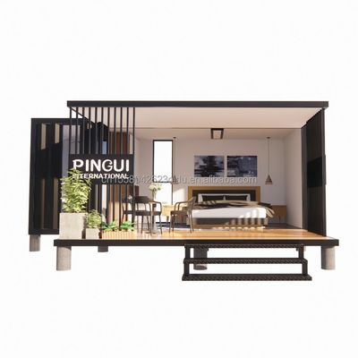 Prodotto finito 20ft Pop-up Container House con colore personalizzato e 50/75/100mm Wave Sandwich Panel