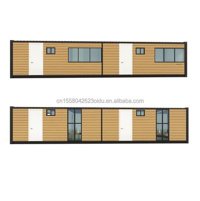 Hotel 40 piedi 2 camere da letto Living Container House Color personalizzato Prefabbricato Prefabbricato Modulare Piccolo Trasportabile Spedizione Case portatili