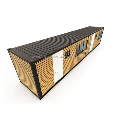 Hotel 40 piedi 2 camere da letto Living Container House Color personalizzato Prefabbricato Prefabbricato Modulare Piccolo Trasportabile Spedizione Case portatili