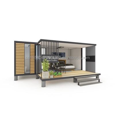 Casa contenitore da 20 piedi Conveniente progettazione finita per la vita e l'espansione di una sola stanza moderna