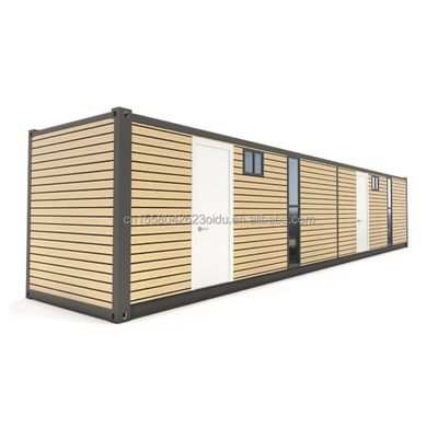 Container per spedizioni mobili con 4 camere da letto Residenziale Mini Lounge Parete 50/75/100mm Wave Sandwich Panel