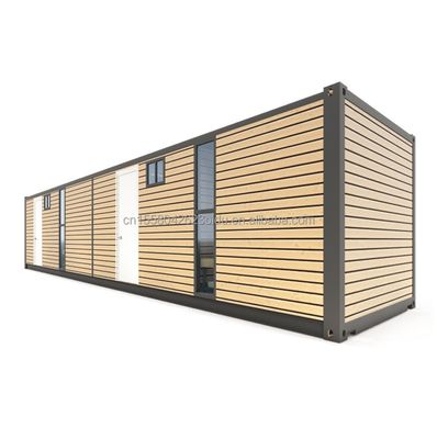 Container per spedizioni mobili con 4 camere da letto Residenziale Mini Lounge Parete 50/75/100mm Wave Sandwich Panel