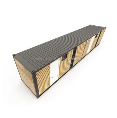 Container per spedizioni mobili con 4 camere da letto Residenziale Mini Lounge Parete 50/75/100mm Wave Sandwich Panel