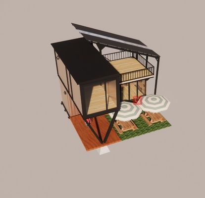 Acciaio galvanizzato piegatore 180g Disegno del telaio struttura in acciaio villa modulare per contenitori di lusso case prefabbricate