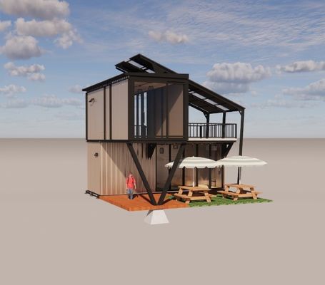 Acciaio galvanizzato piegatore 180g Disegno del telaio struttura in acciaio villa modulare per contenitori di lusso case prefabbricate
