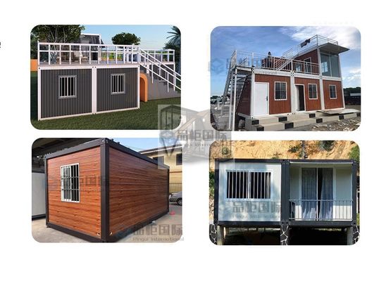 Case in container Luxury Prefabbricate 20ft 40ft Case con colore personalizzato