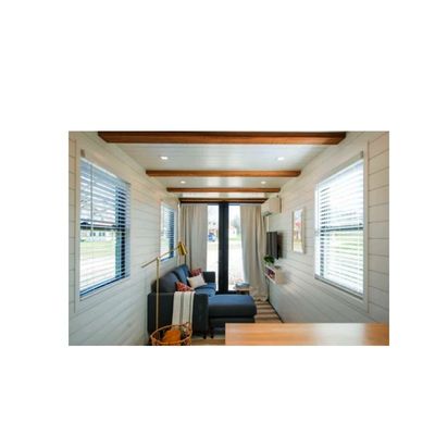 Casa di container mobile a pavimento in legno per il trasporto e il carico 20'/40' Container Prefab Modular Foldable Container Houses