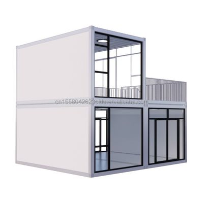 Ufficio temporaneo Hotel negozio Case in legno con 50/75/100mm Wave Sandwich Panel Parete Moderno 20ft Container di assemblaggio rapido