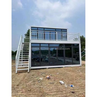 Ufficio temporaneo Hotel negozio Case in legno con 50/75/100mm Wave Sandwich Panel Parete Moderno 20ft Container di assemblaggio rapido