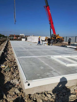 Ufficio temporaneo Hotel negozio Case in legno con 50/75/100mm Wave Sandwich Panel Parete Moderno 20ft Container di assemblaggio rapido