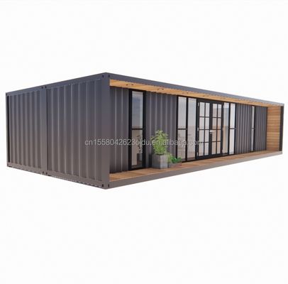 Struttura principale tubi quadrati in acciaio galvanizzato lusso 2 camere da letto modulo contenitore piatto per casa comoda in 20 piedi o 40 piedi