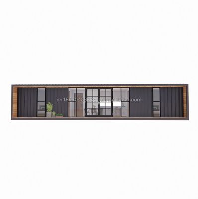 Struttura principale tubi quadrati in acciaio galvanizzato lusso 2 camere da letto modulo contenitore piatto per casa comoda in 20 piedi o 40 piedi