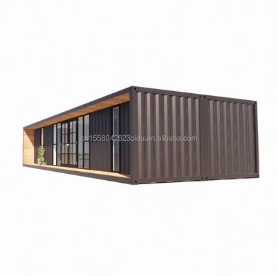 Struttura principale tubi quadrati in acciaio galvanizzato lusso 2 camere da letto modulo contenitore piatto per casa comoda in 20 piedi o 40 piedi