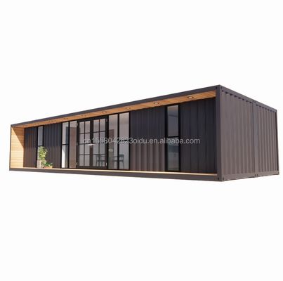 Struttura principale tubi quadrati in acciaio galvanizzato lusso 2 camere da letto modulo contenitore piatto per casa comoda in 20 piedi o 40 piedi