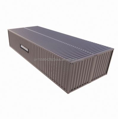 Struttura principale tubi quadrati in acciaio galvanizzato lusso 2 camere da letto modulo contenitore piatto per casa comoda in 20 piedi o 40 piedi