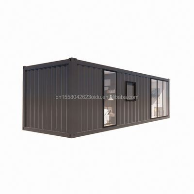 Parete 50/75/100 mm pannello sandwich ondulato 20 piedi bellissime case prefabbricate in container con acciaio galvanizzato