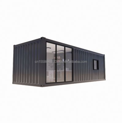 Parete 50/75/100 mm pannello sandwich ondulato 20 piedi bellissime case prefabbricate in container con acciaio galvanizzato
