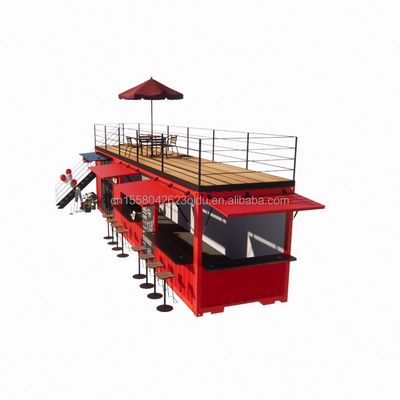 Negozio 20ft 40ft Container Store Booth di espansione Disegna il tuo caffè all'aperto con finestre in lega di alluminio