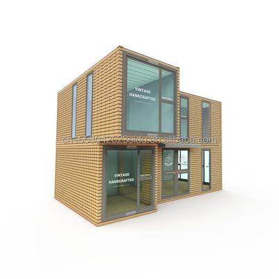 Moderno design in legno piatta confezione piccola casa contenitore con 50/75/100mm Wave Sandwich pannello muro e opzioni di uso multiplo