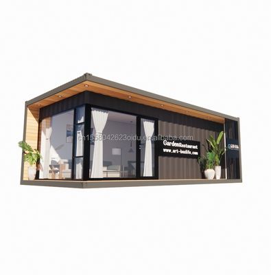 30ft portabile casa di contenitori in legno struttura in acciaio durevole per applicazioni marine
