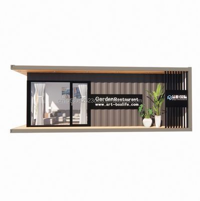 30ft portabile casa di contenitori in legno struttura in acciaio durevole per applicazioni marine
