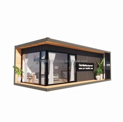 30ft portabile casa di contenitori in legno struttura in acciaio durevole per applicazioni marine