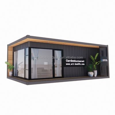 30ft portabile casa di contenitori in legno struttura in acciaio durevole per applicazioni marine