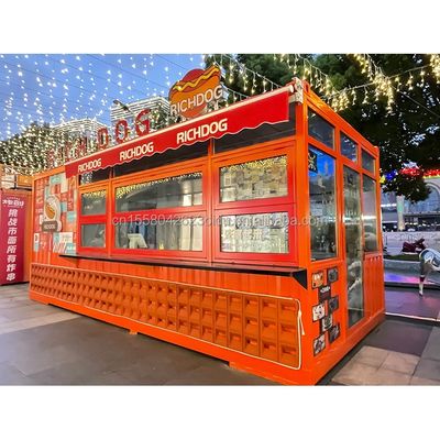 Tubi quadrati in acciaio galvanizzato Struttura principale e alluminio Leggio Finestre per magazzini di container Cornice prefabbricata