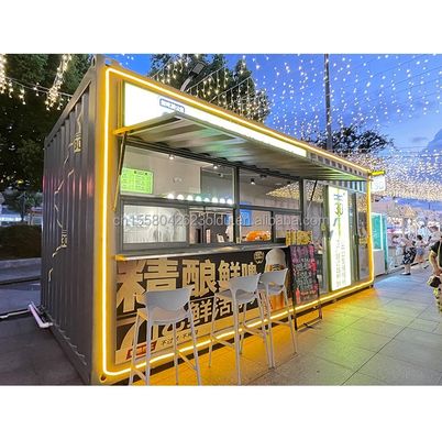 Tubi quadrati in acciaio galvanizzato Struttura principale e alluminio Leggio Finestre per magazzini di container Cornice prefabbricata