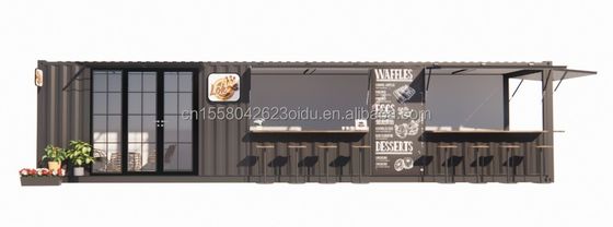 Soluzione per l'alloggio alberghiero Case in container modulari prefabbricate con finestre in lega di alluminio