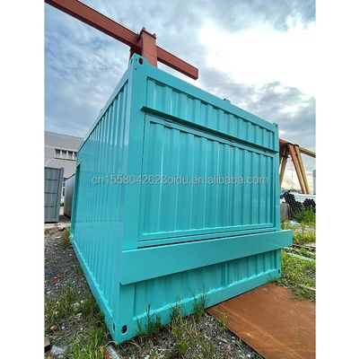 Tubi quadrati in acciaio galvanizzato Struttura principale e alluminio Leggio Finestre per magazzini di container Cornice prefabbricata