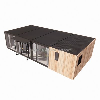 Colorato su misura Contenitore robusto a due piani Mini bar a 20 piedi Pop-up store con tubi quadrati in acciaio galvanizzato