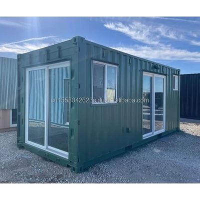 Tubi quadrati in acciaio galvanizzato Struttura principale e alluminio Leggio Finestre per magazzini di container Cornice prefabbricata