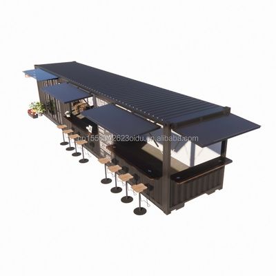Soluzione per l'alloggio alberghiero Case in container modulari prefabbricate con finestre in lega di alluminio