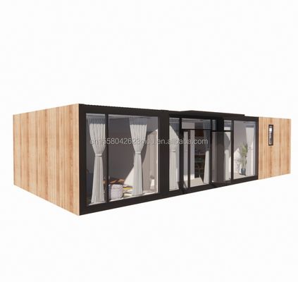 Colorato su misura Contenitore robusto a due piani Mini bar a 20 piedi Pop-up store con tubi quadrati in acciaio galvanizzato