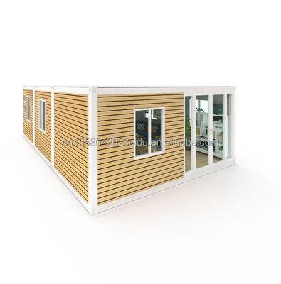 Casa di container pieghevole in acciaio galvanizzato con telaio prefabbricato e in acciaio