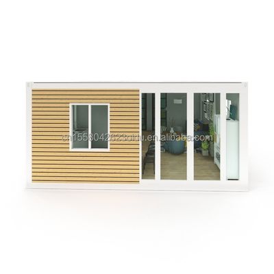 Casa di container pieghevole in acciaio galvanizzato con telaio prefabbricato e in acciaio