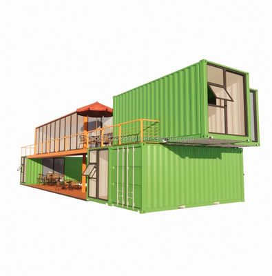 Modulare Small Kit Cabin Residential Container Housing Struttura principale Tubi quadrati in acciaio galvanizzato