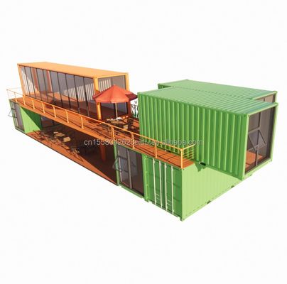 Modulare Small Kit Cabin Residential Container Housing Struttura principale Tubi quadrati in acciaio galvanizzato