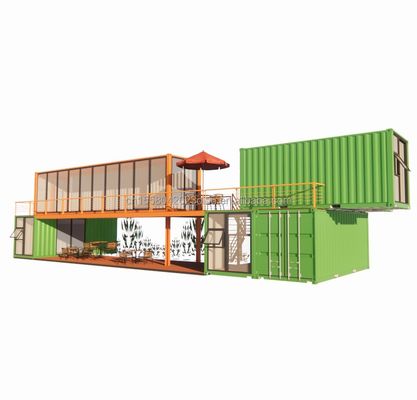 Modulare Small Kit Cabin Residential Container Housing Struttura principale Tubi quadrati in acciaio galvanizzato