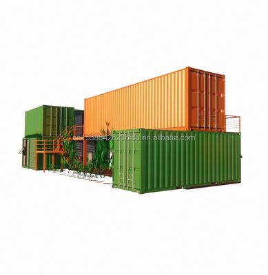 Modulare Small Kit Cabin Residential Container Housing Struttura principale Tubi quadrati in acciaio galvanizzato