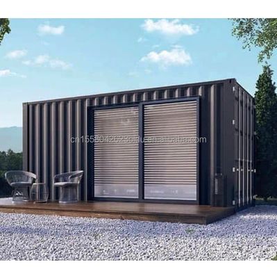 Tubi quadrati in acciaio galvanizzato Struttura principale Case prefabbricate da 20 piedi Contenitore moderno Portatile Flat Pack Casa abitabile per hotel