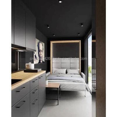 Tubi quadrati in acciaio galvanizzato Struttura principale Case prefabbricate da 20 piedi Contenitore moderno Portatile Flat Pack Casa abitabile per hotel