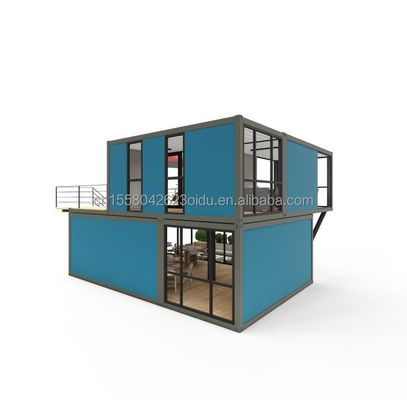 Edifici in acciaio modulare Hotel Case contenitori Prefabbricati mobili 40ft Spedizioni Fast Food Container Ristorante Caffe Bar