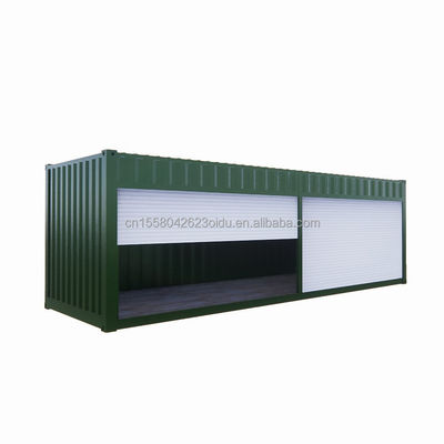 20 piedi Prefabbricato Modulo di imballaggio piatto Casa Garage Stoccaggio Booth Casa container con stile di design moderno semplice