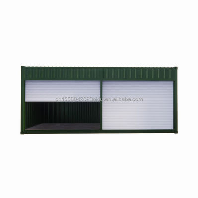20 piedi Prefabbricato Modulo di imballaggio piatto Casa Garage Stoccaggio Booth Casa container con stile di design moderno semplice