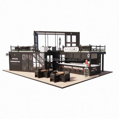 Prefabbricato Pieghevole Negozio Portatile Magazzino Ufficio Edificio Spedizioni Container Casa Traslochi Camper con colore personalizzato