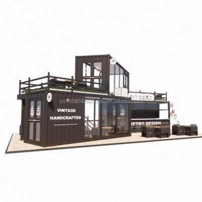 Prefabbricato Pieghevole Negozio Portatile Magazzino Ufficio Edificio Spedizioni Container Casa Traslochi Camper con colore personalizzato