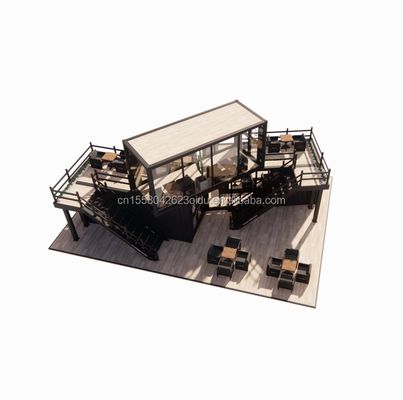 Prefabbricato Pieghevole Negozio Portatile Magazzino Ufficio Edificio Spedizioni Container Casa Traslochi Camper con colore personalizzato